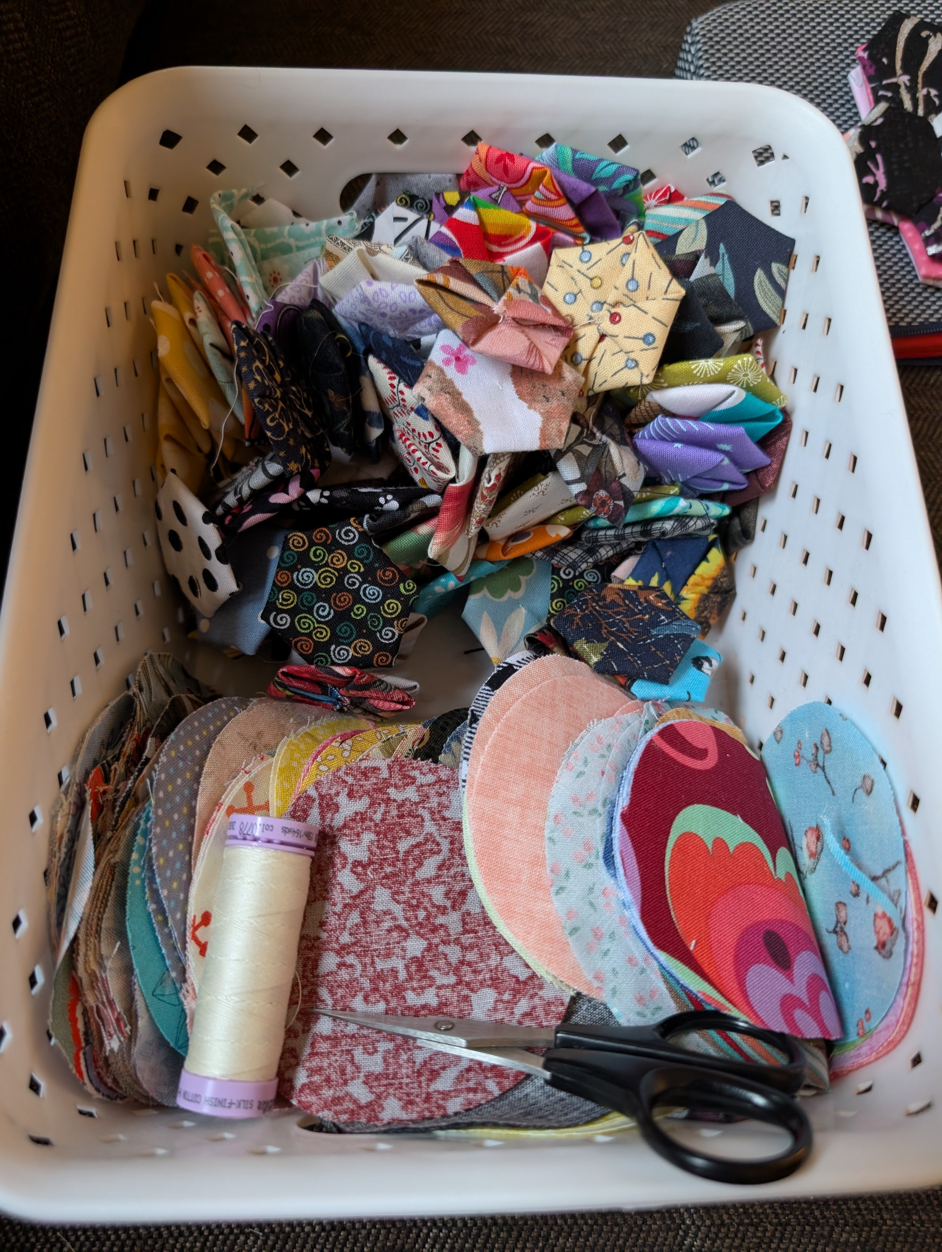 What Is Heather Working On? – Amish Hexies, Continued
