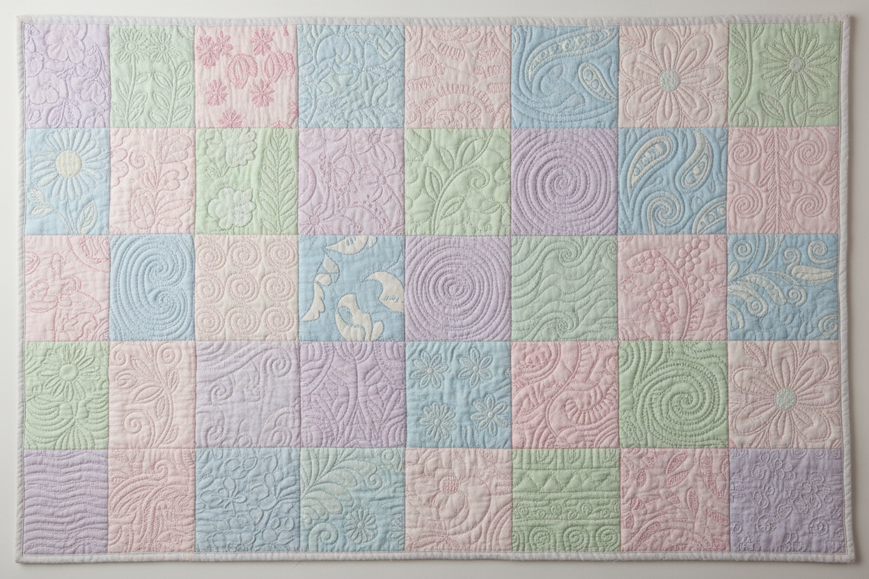 Slim Pastel Quilt Banner